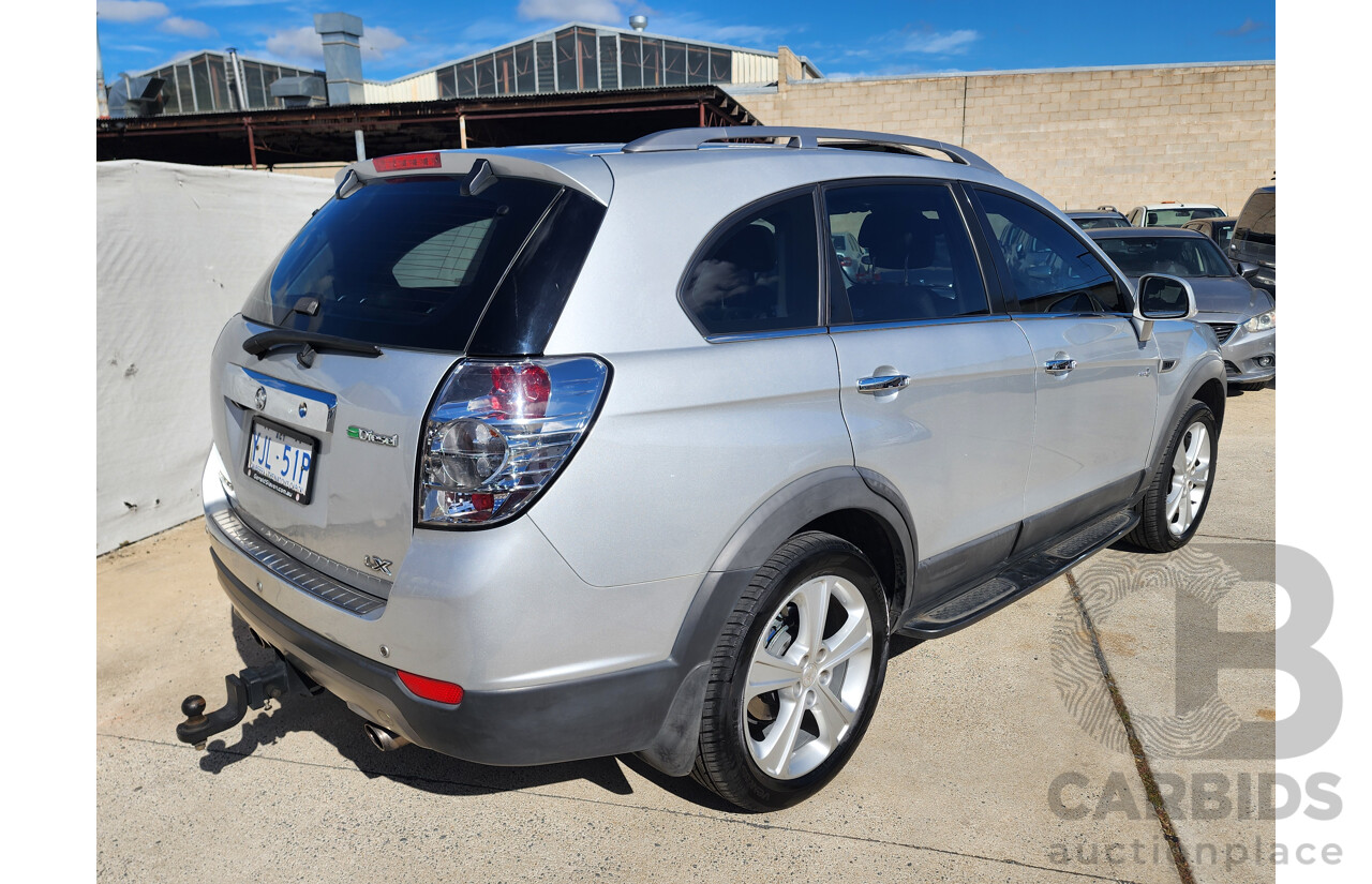 3/2013 Holden Captiva 7 LX (4x4) CG MY12 4d Wagon Silver 2.2L