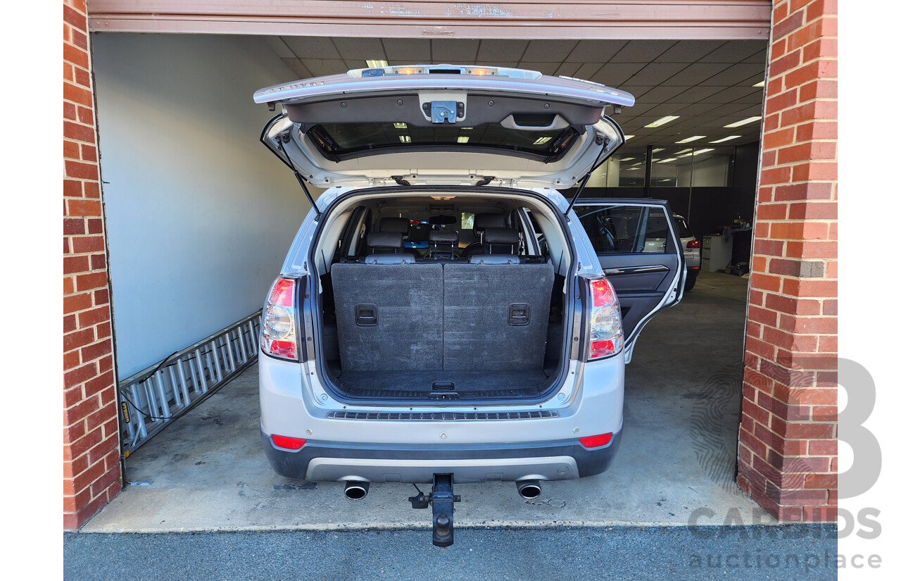 3/2013 Holden Captiva 7 LX (4x4) CG MY12 4d Wagon Silver 2.2L