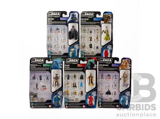 1661694 · Collection of Five Star Wars 'The Sag Continues' Boxed Action Figures