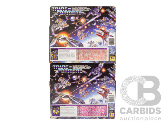 1661693 · Pair of Transformers Action Figures in Original Boxes by Hasbro