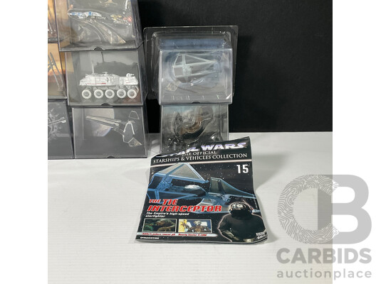Collection of Eleven  Star Wars Miniature Diecast Models