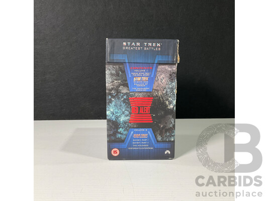 Star Trek Greatest Battles Red Alert 1998 VHS Tapes