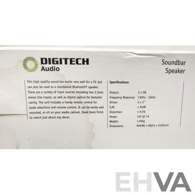 Digitech Audio (XC-5231) Soundbar Speaker with Bluetooth