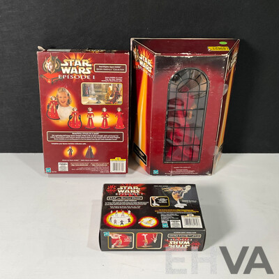 Collection of Star Wars Episode One Figures in Original Packaging