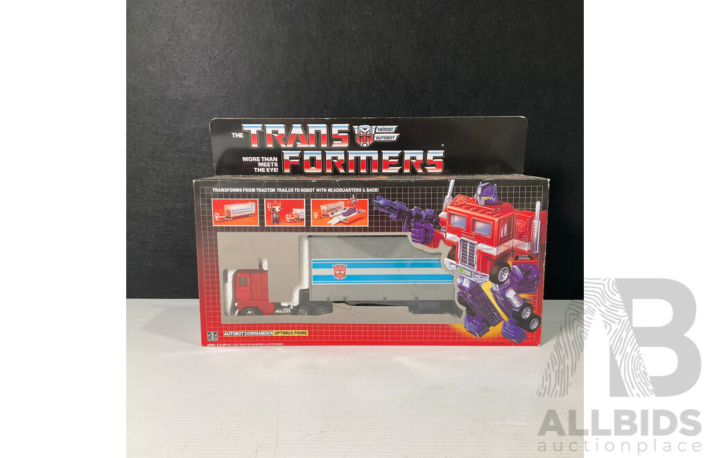 Transformers Optimus Prime Generation One in Original Box
