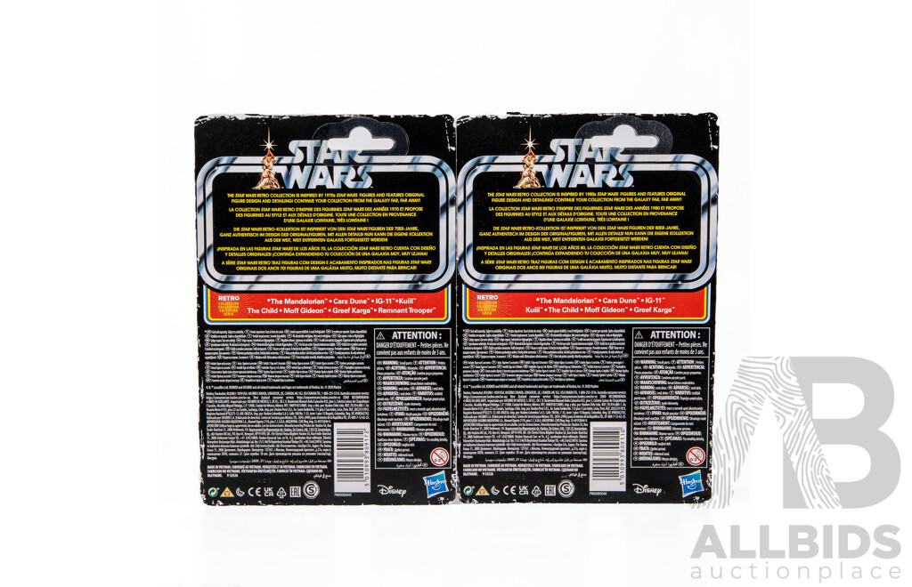 Boxed Star Wars the Child and Greef Karga Figures by Kenner Toys