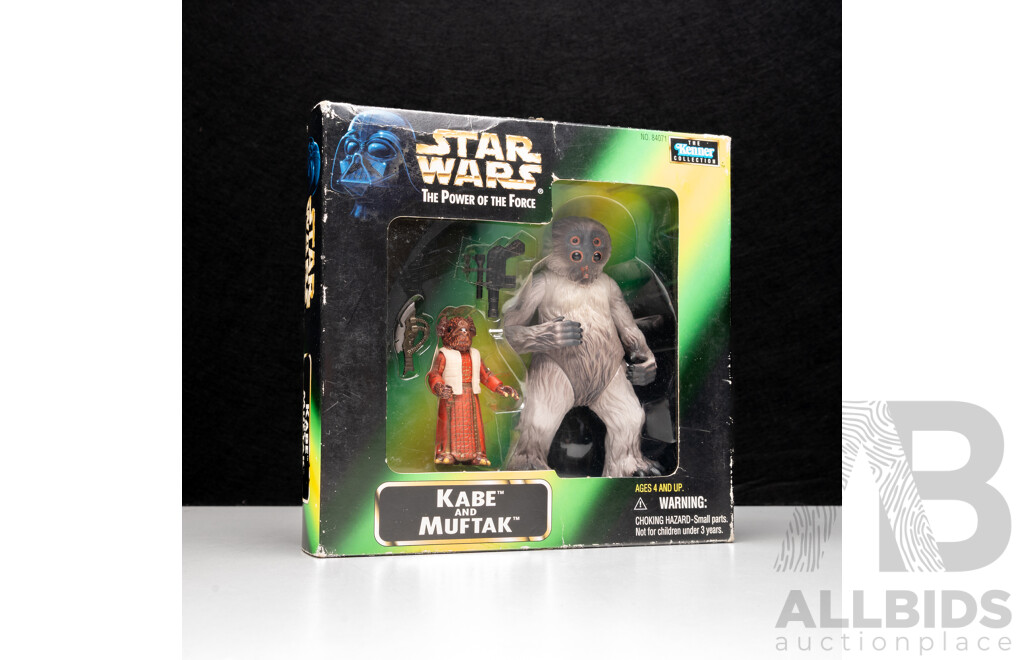 Star Wars the Power of the Force Kabe and Muftak Figures by Kenner Toys