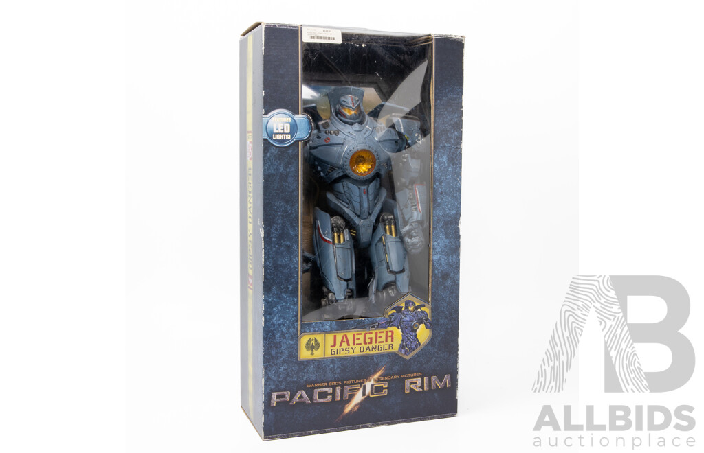 Boxed Pacific Rim Jaeger Gypsy Danger Figure by Reel Toys for Warner Brothers