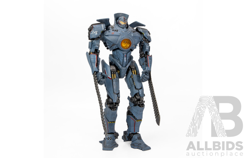 Boxed Pacific Rim Jaeger Gypsy Danger Figure by Reel Toys for Warner Brothers