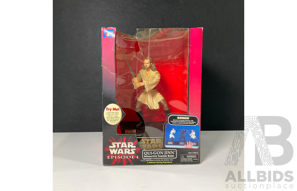 Star Wars Qui-Gon Jinn Figure in Original Packaging