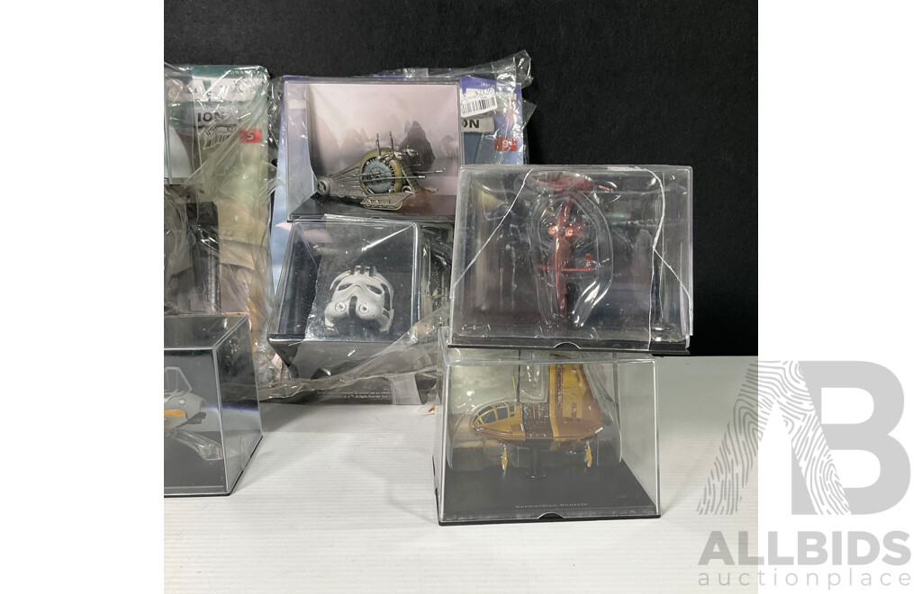Boxed Collection of Ten Star Wars Miniature Diecast Models