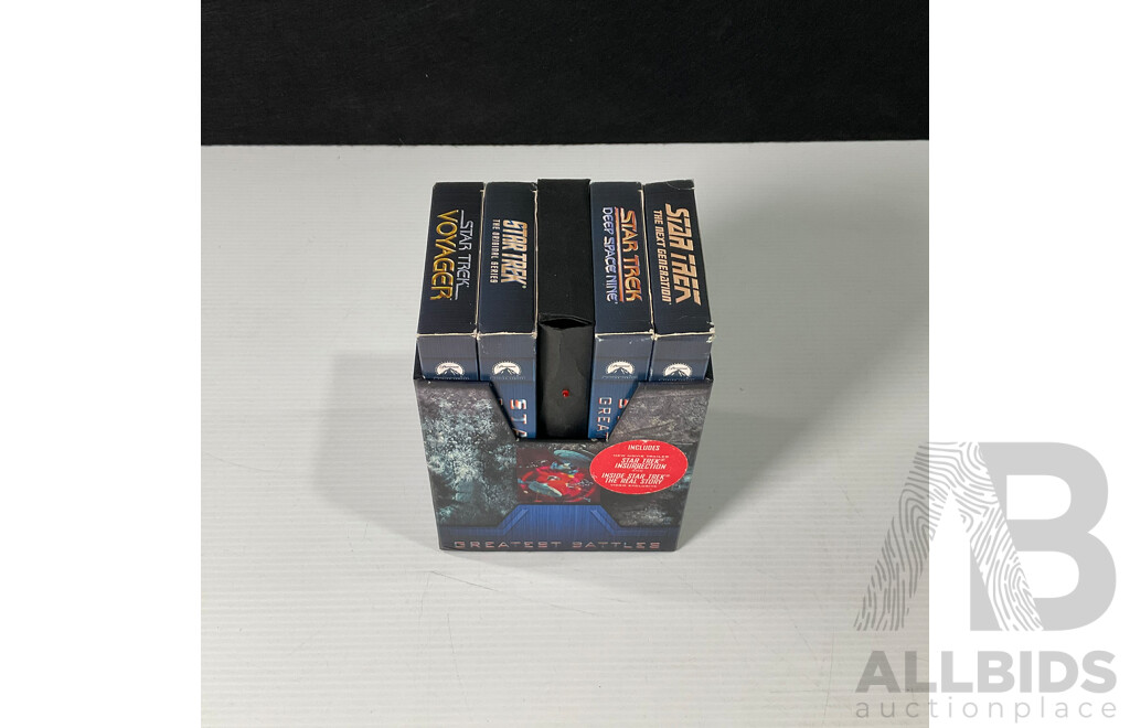 Star Trek Greatest Battles Red Alert 1998 VHS Tapes