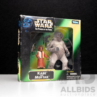 Star Wars the Power of the Force Kabe and Muftak Figures by Kenner Toys