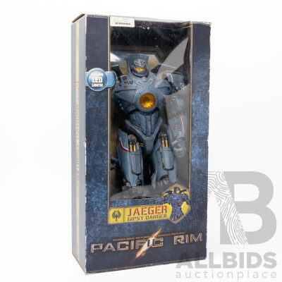 Boxed Pacific Rim Jaeger Gypsy Danger Figure by Reel Toys for Warner Brothers