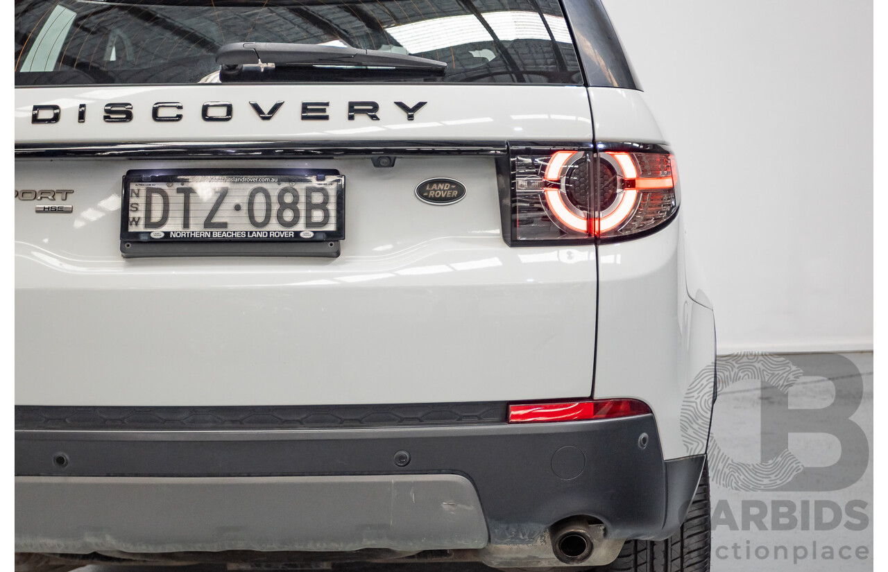 1/2018 Land Rover Discovery Sport TD4 (132kW) HSE 7 Seater (AWD) L550 MY18 4D Wagon Polaris White Turbo Diesel 2.0L