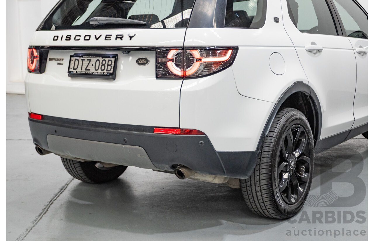 1/2018 Land Rover Discovery Sport TD4 (132kW) HSE 7 Seater (AWD) L550 MY18 4D Wagon Polaris White Turbo Diesel 2.0L