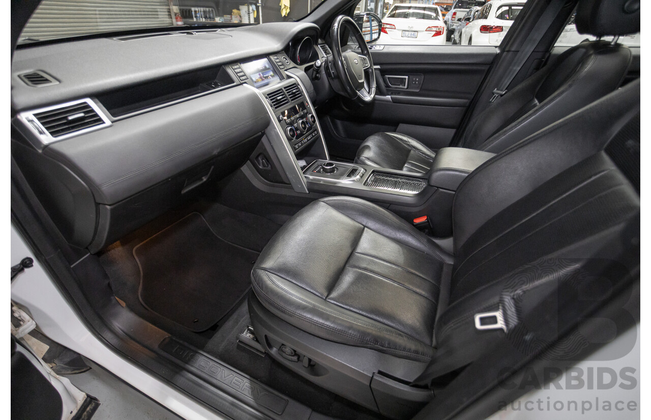 1/2018 Land Rover Discovery Sport TD4 (132kW) HSE 7 Seater (AWD) L550 MY18 4D Wagon Polaris White Turbo Diesel 2.0L