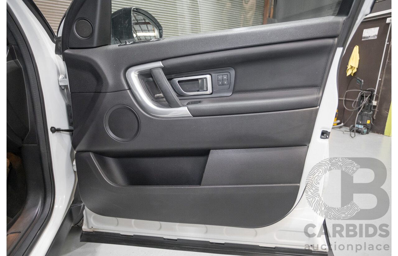 1/2018 Land Rover Discovery Sport TD4 (132kW) HSE 7 Seater (AWD) L550 MY18 4D Wagon Polaris White Turbo Diesel 2.0L