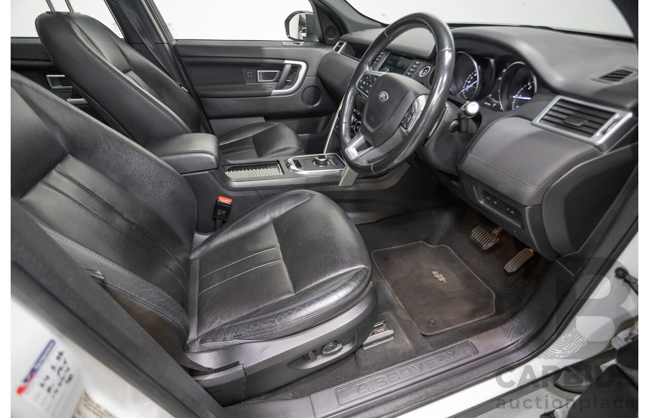 1/2018 Land Rover Discovery Sport TD4 (132kW) HSE 7 Seater (AWD) L550 MY18 4D Wagon Polaris White Turbo Diesel 2.0L