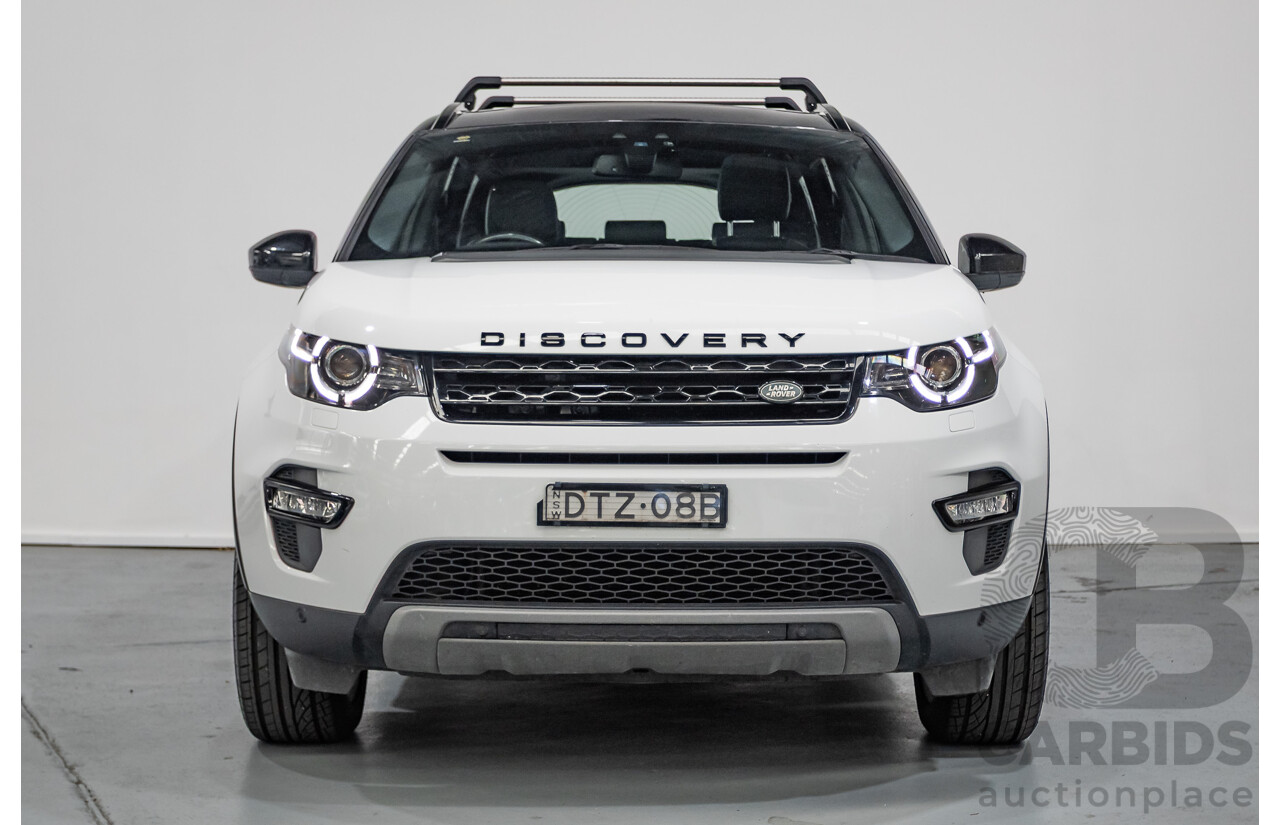 1/2018 Land Rover Discovery Sport TD4 (132kW) HSE 7 Seater (AWD) L550 MY18 4D Wagon Polaris White Turbo Diesel 2.0L
