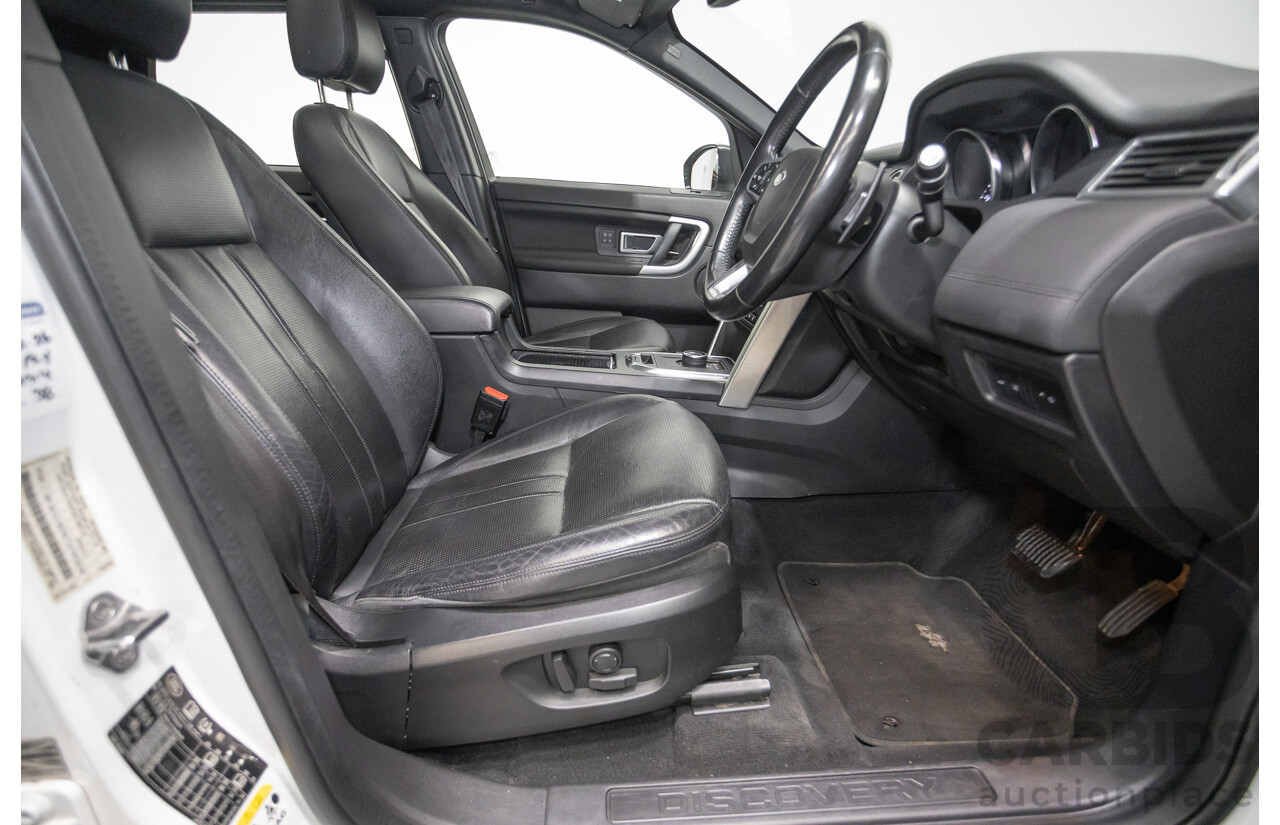 1/2018 Land Rover Discovery Sport TD4 (132kW) HSE 7 Seater (AWD) L550 MY18 4D Wagon Polaris White Turbo Diesel 2.0L