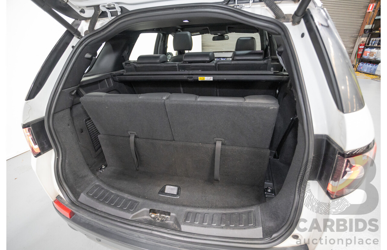 1/2018 Land Rover Discovery Sport TD4 (132kW) HSE 7 Seater (AWD) L550 MY18 4D Wagon Polaris White Turbo Diesel 2.0L