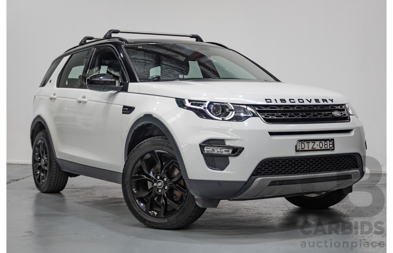1/2018 Land Rover Discovery Sport TD4 (132kW) HSE 7 Seater (AWD) L550 MY18 4D Wagon Polaris White Turbo Diesel 2.0L