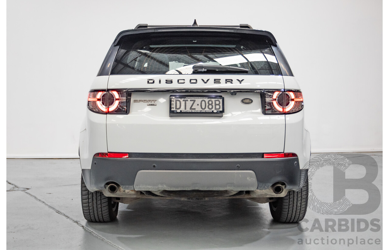 1/2018 Land Rover Discovery Sport TD4 (132kW) HSE 7 Seater (AWD) L550 MY18 4D Wagon Polaris White Turbo Diesel 2.0L