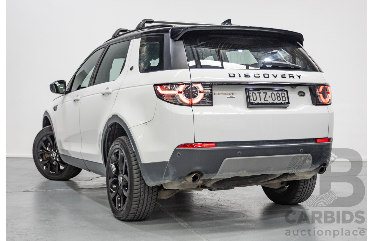 1/2018 Land Rover Discovery Sport TD4 (132kW) HSE 7 Seater (AWD) L550 MY18 4D Wagon Polaris White Turbo Diesel 2.0L