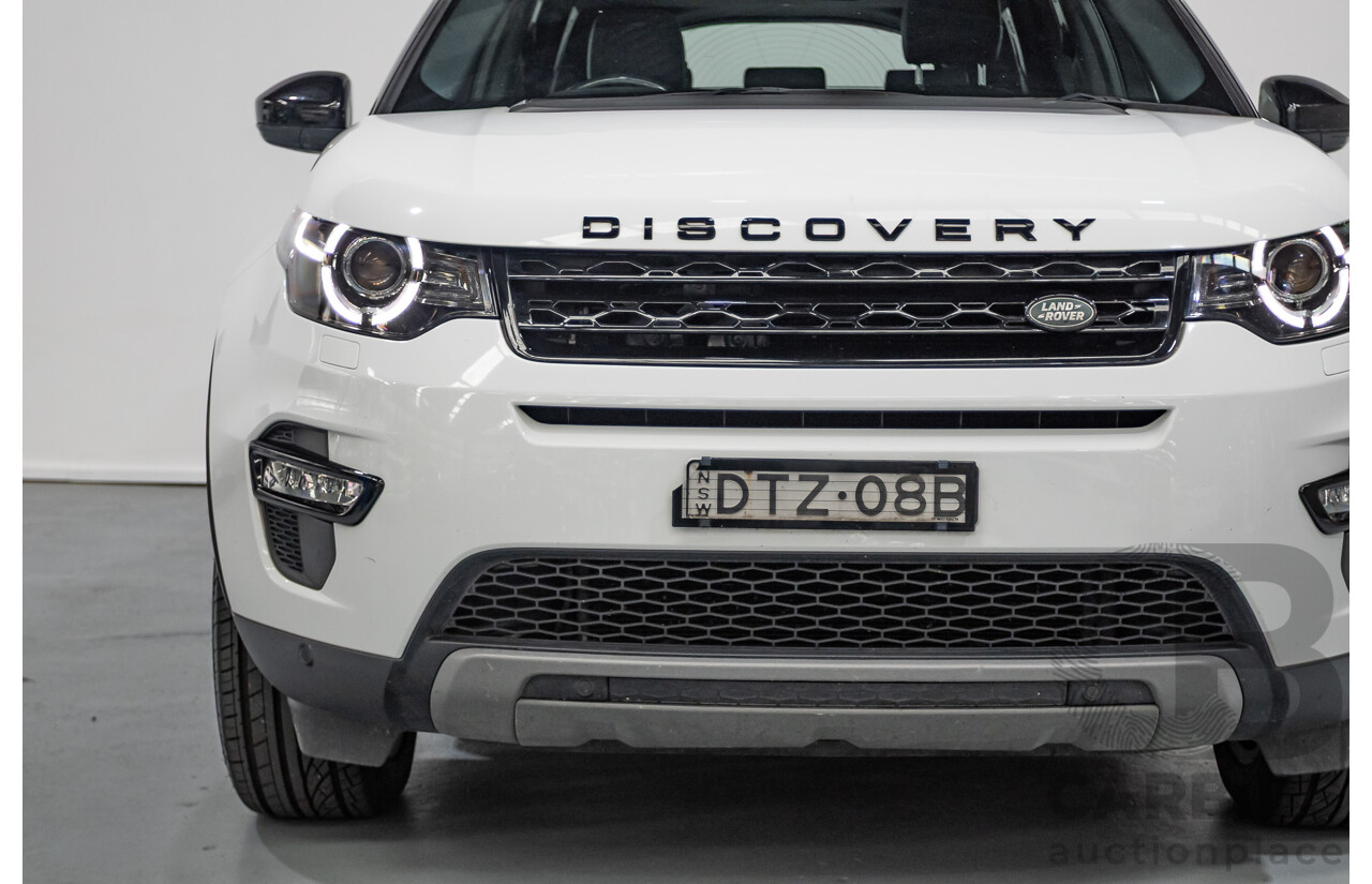 1/2018 Land Rover Discovery Sport TD4 (132kW) HSE 7 Seater (AWD) L550 MY18 4D Wagon Polaris White Turbo Diesel 2.0L