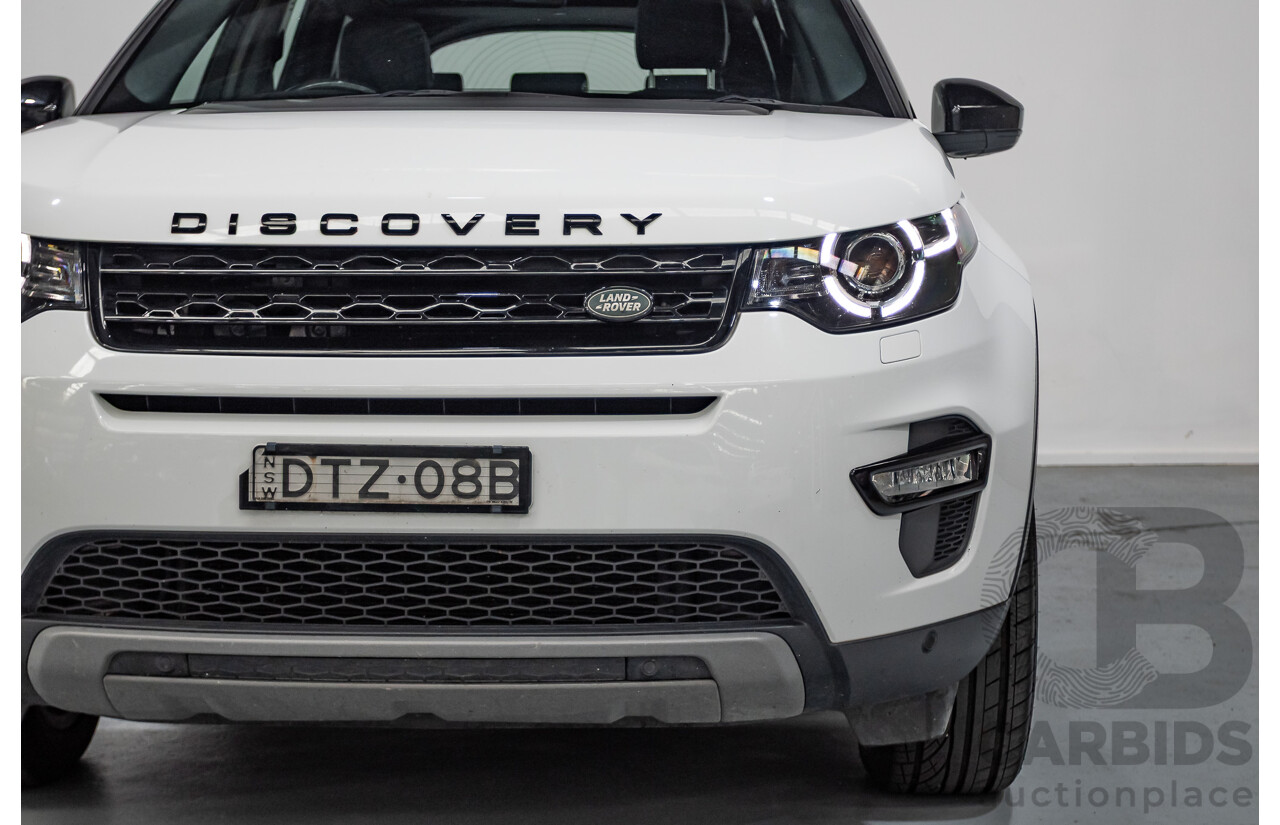 1/2018 Land Rover Discovery Sport TD4 (132kW) HSE 7 Seater (AWD) L550 MY18 4D Wagon Polaris White Turbo Diesel 2.0L