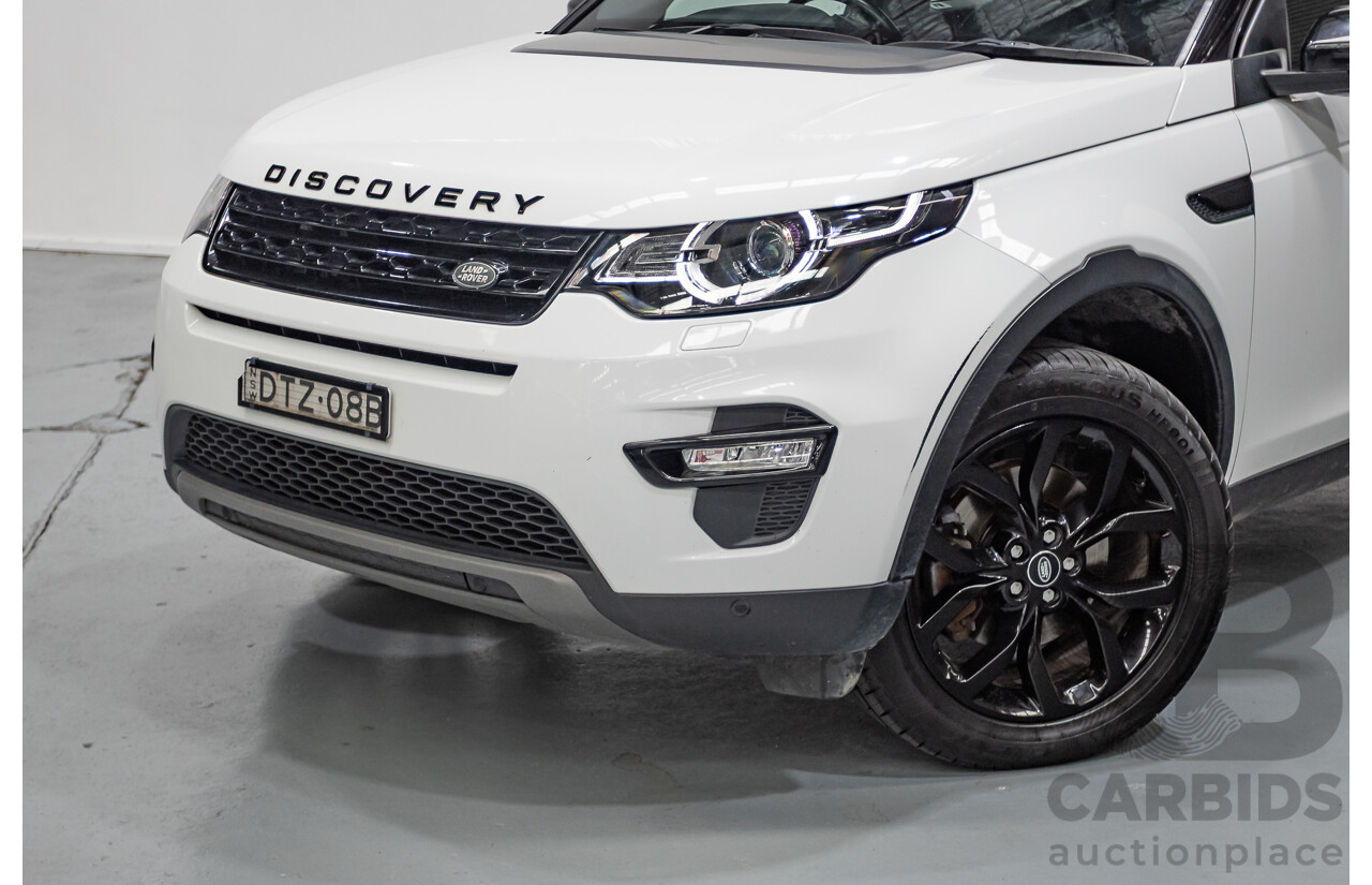 1/2018 Land Rover Discovery Sport TD4 (132kW) HSE 7 Seater (AWD) L550 MY18 4D Wagon Polaris White Turbo Diesel 2.0L