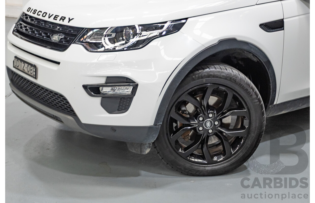 1/2018 Land Rover Discovery Sport TD4 (132kW) HSE 7 Seater (AWD) L550 MY18 4D Wagon Polaris White Turbo Diesel 2.0L