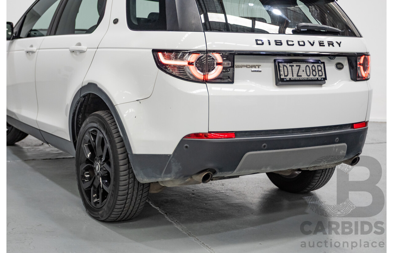 1/2018 Land Rover Discovery Sport TD4 (132kW) HSE 7 Seater (AWD) L550 MY18 4D Wagon Polaris White Turbo Diesel 2.0L