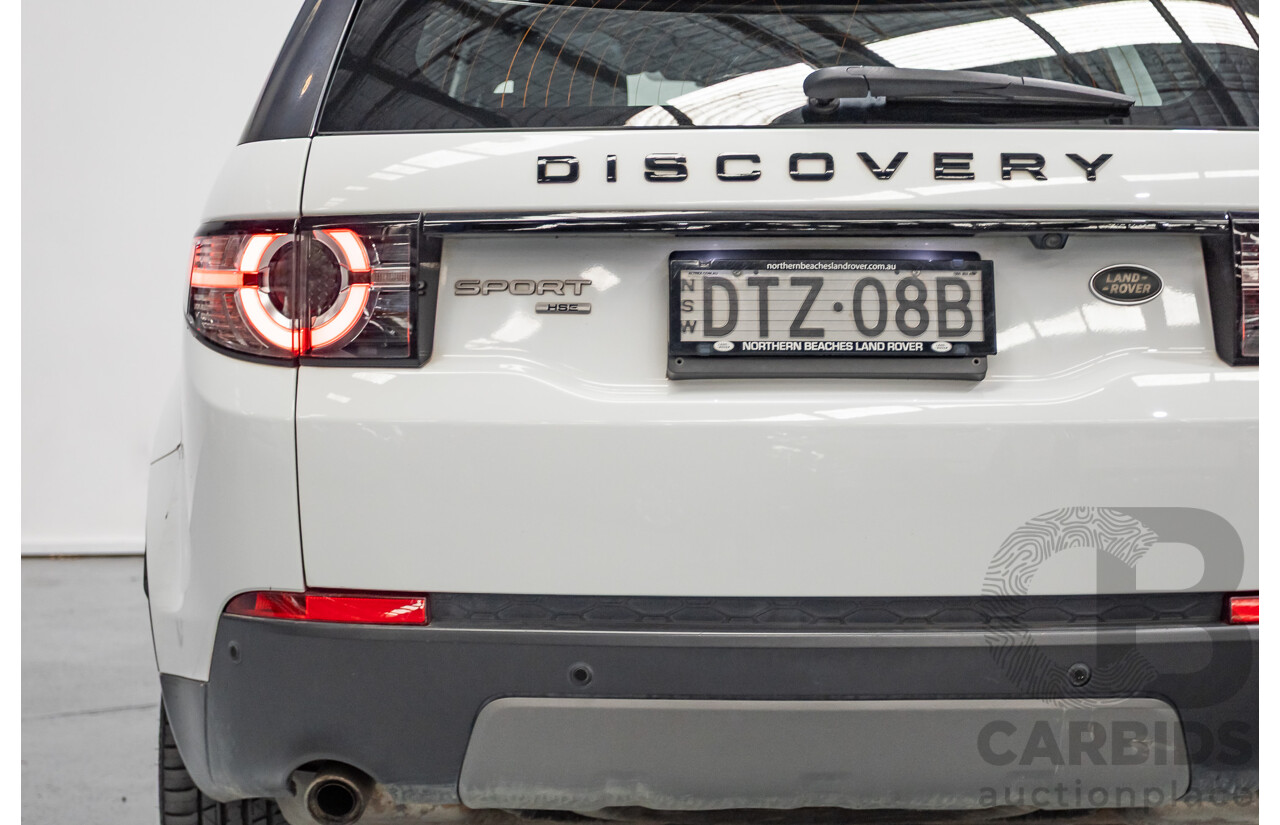 1/2018 Land Rover Discovery Sport TD4 (132kW) HSE 7 Seater (AWD) L550 MY18 4D Wagon Polaris White Turbo Diesel 2.0L