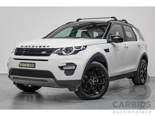 1/2018 Land Rover Discovery Sport TD4 (132kW) HSE 7 Seater (AWD) L550 MY18 4D Wagon Polaris White Turbo Diesel 2.0L