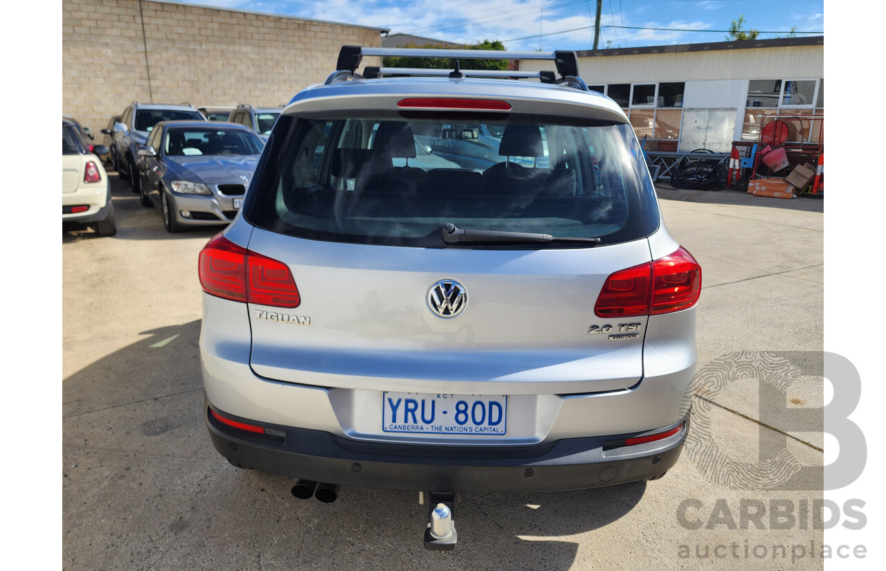 7/2013 Volkswagen Tiguan 132 TSI 5NC MY14 4d Wagon Silver 2.0L