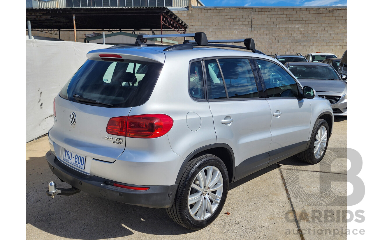 7/2013 Volkswagen Tiguan 132 TSI 5NC MY14 4d Wagon Silver 2.0L