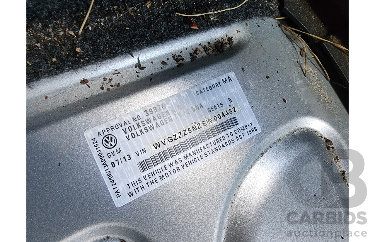 7/2013 Volkswagen Tiguan 132 TSI 5NC MY14 4d Wagon Silver 2.0L