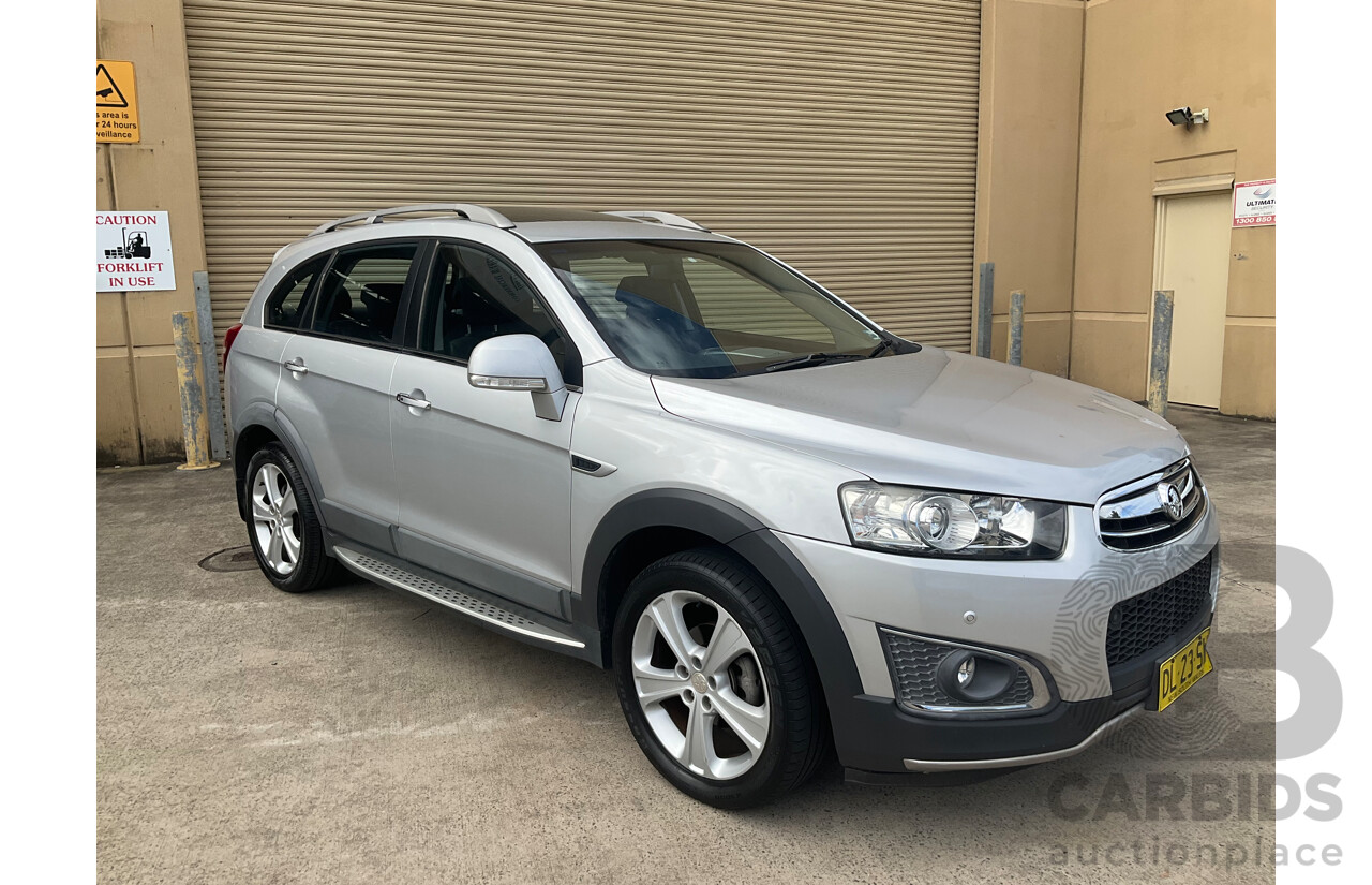 08/2014 Holden Captiva 7 LTZ (AWD) CG MY14 4d Wagon Silver Turbo Diesel 2.2L