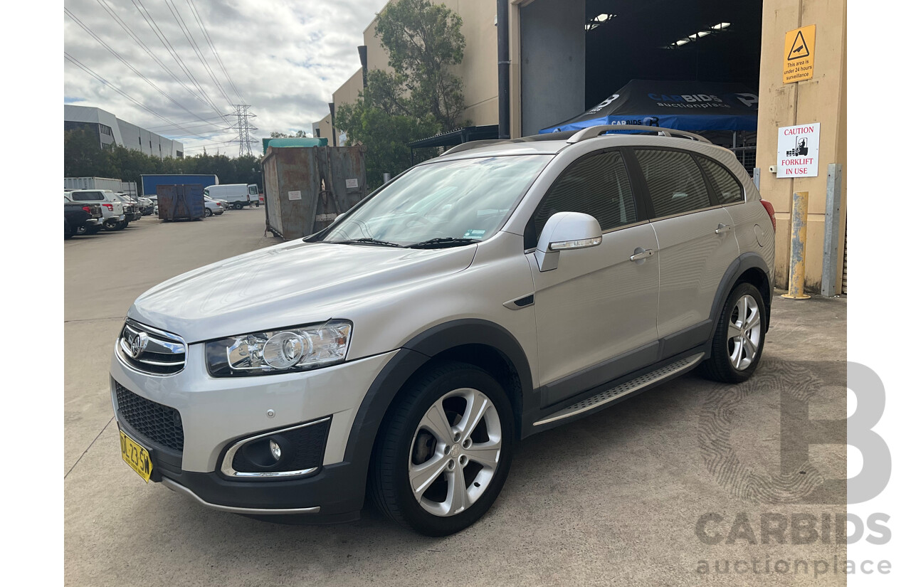 08/2014 Holden Captiva 7 LTZ (AWD) CG MY14 4d Wagon Silver Turbo Diesel 2.2L