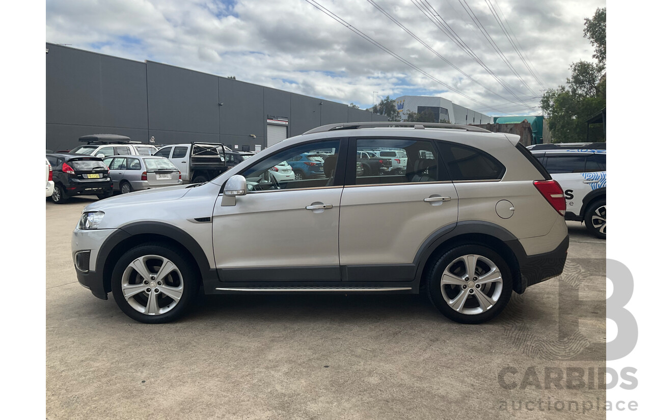 08/2014 Holden Captiva 7 LTZ (AWD) CG MY14 4d Wagon Silver Turbo Diesel 2.2L