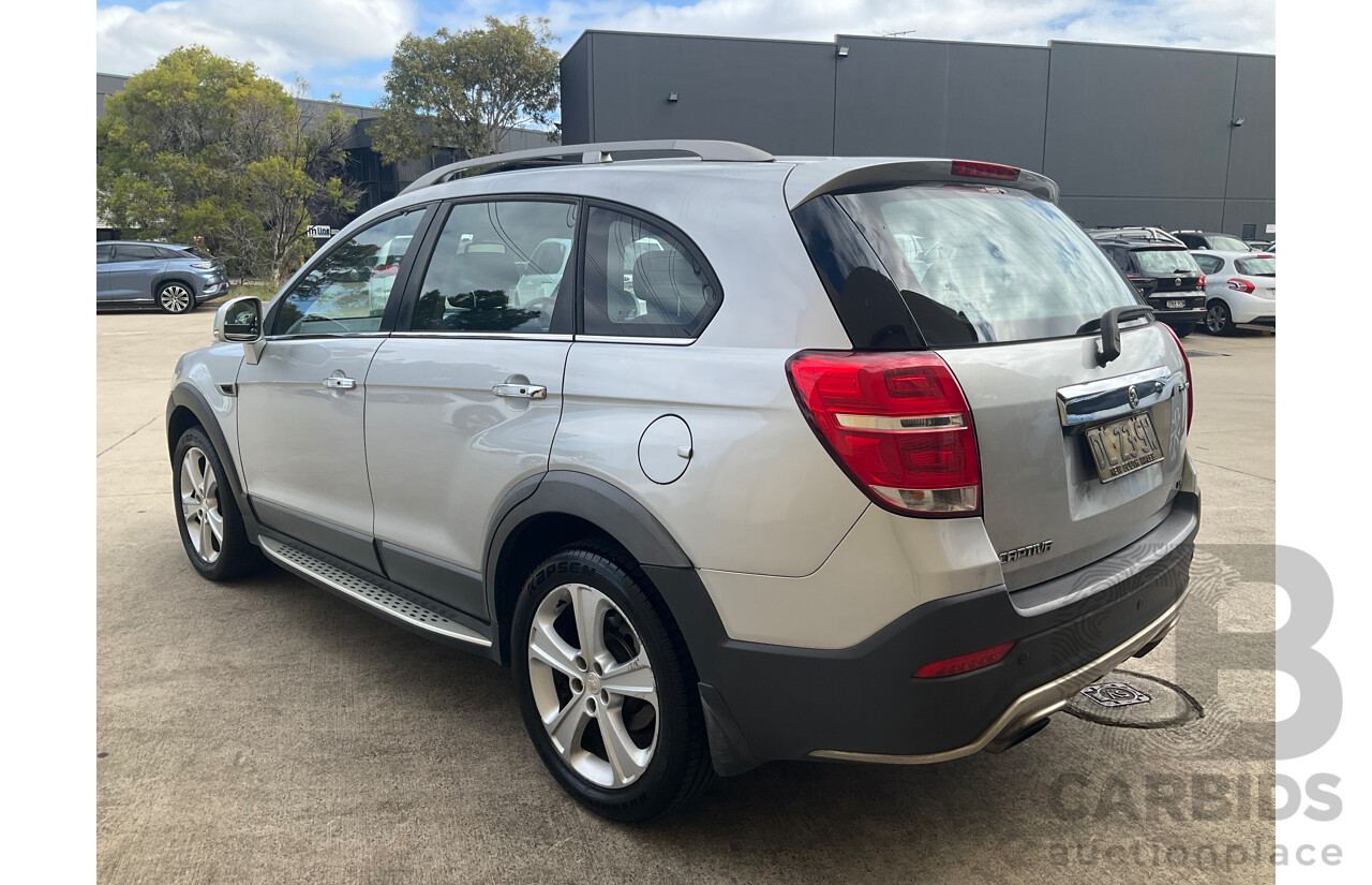 08/2014 Holden Captiva 7 LTZ (AWD) CG MY14 4d Wagon Silver Turbo Diesel 2.2L