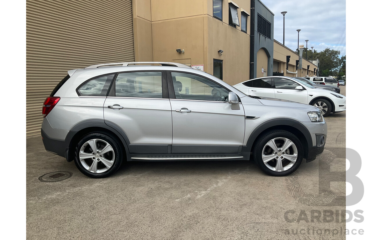 08/2014 Holden Captiva 7 LTZ (AWD) CG MY14 4d Wagon Silver Turbo Diesel 2.2L