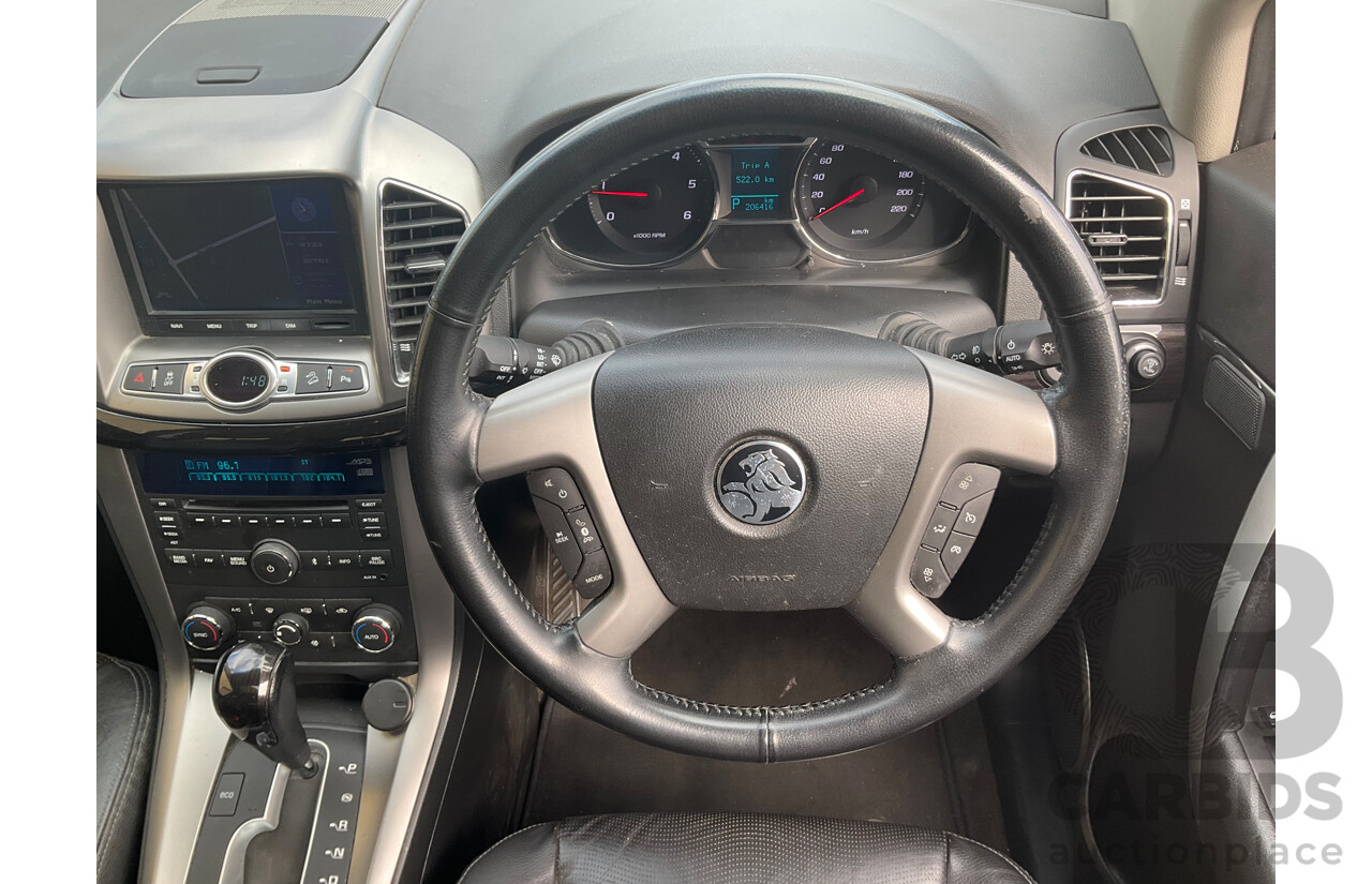 08/2014 Holden Captiva 7 LTZ (AWD) CG MY14 4d Wagon Silver Turbo Diesel 2.2L