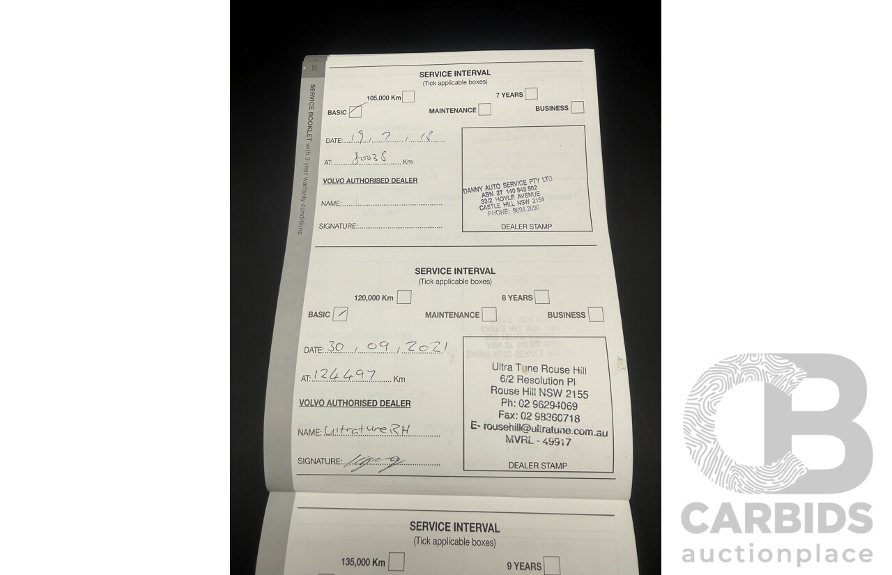 11/2011 Volvo XC60 D5 DZ MY12 4d Wagon Black Turbo Diesel 2.4L