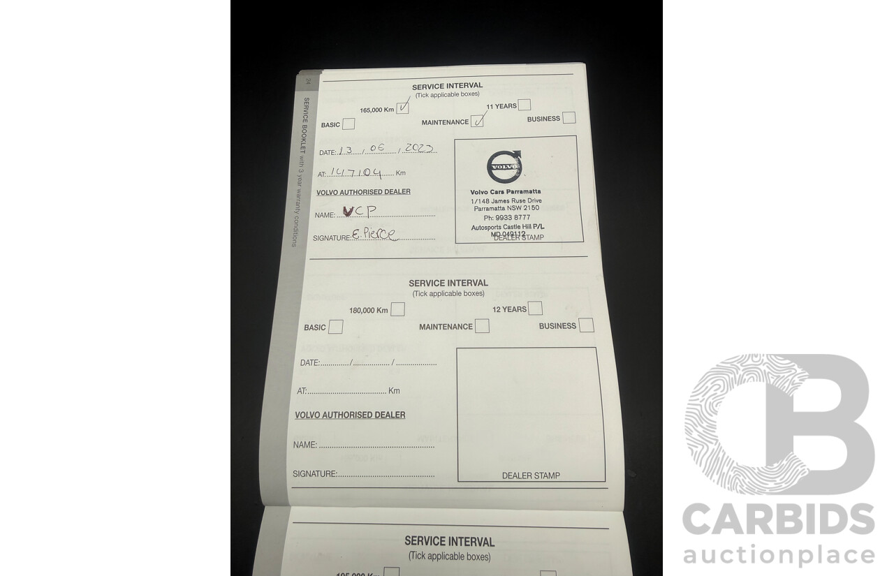 11/2011 Volvo XC60 D5 DZ MY12 4d Wagon Black Turbo Diesel 2.4L