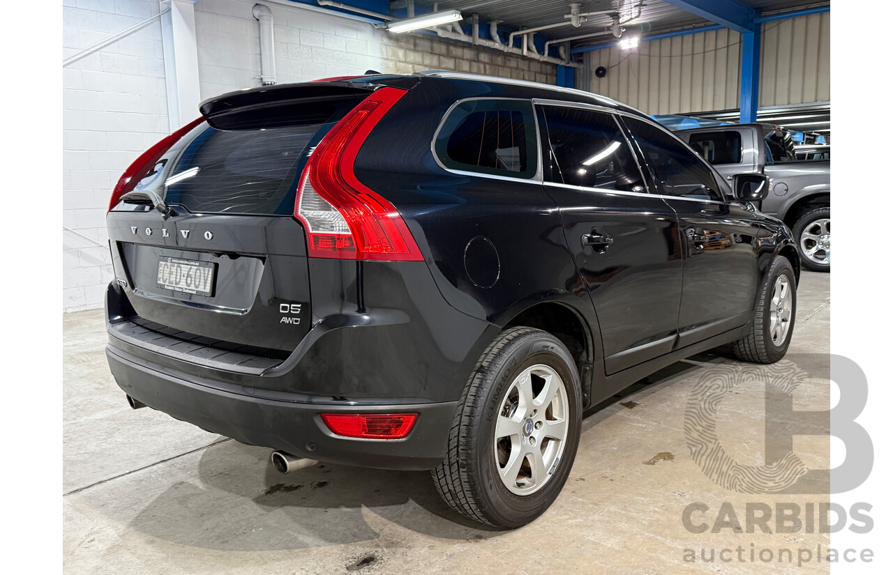 11/2011 Volvo XC60 D5 DZ MY12 4d Wagon Black Turbo Diesel 2.4L