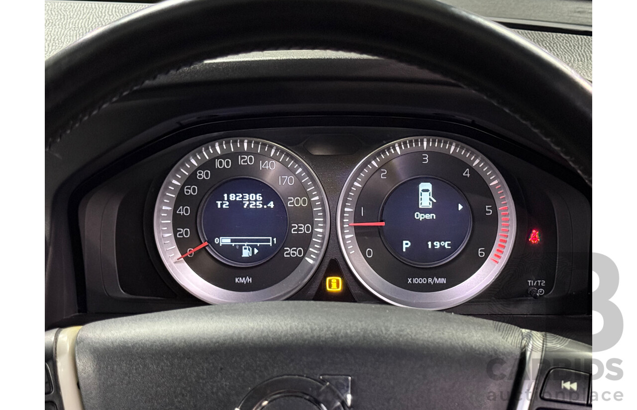 11/2011 Volvo XC60 D5 DZ MY12 4d Wagon Black Turbo Diesel 2.4L