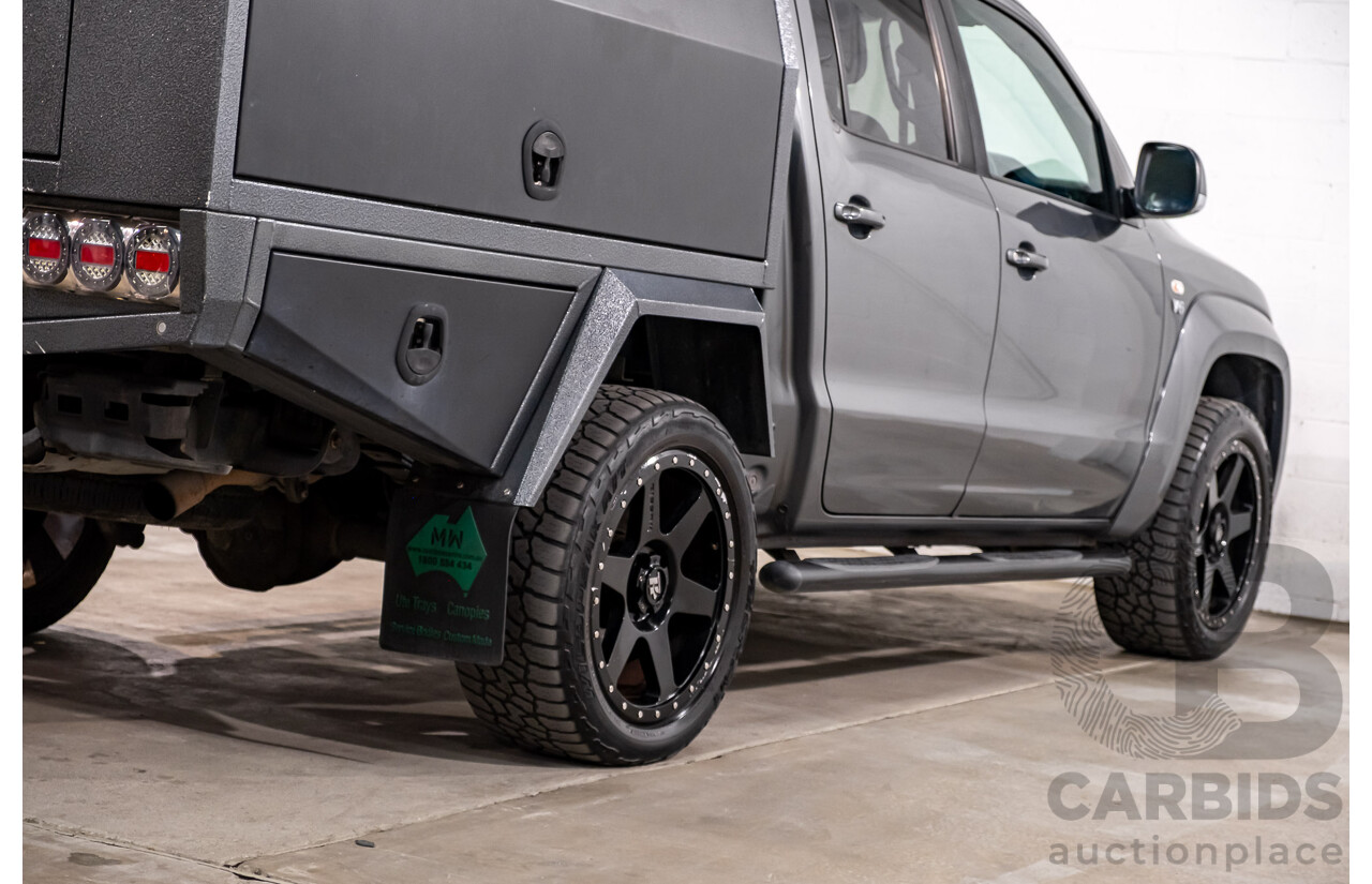 06/2018 Volkswagen Amarok V6 TDI 550 Sportline (4x4) 2H MY18 Dual Cab Utility Grey 3.0L